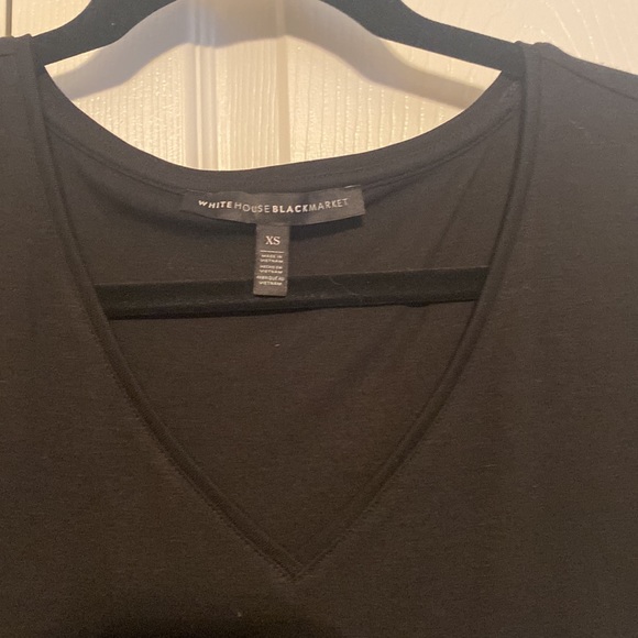 WHBM NWOT Sneaker dress/t-shirt dress. Black. Size XS - Picture 4 of 6